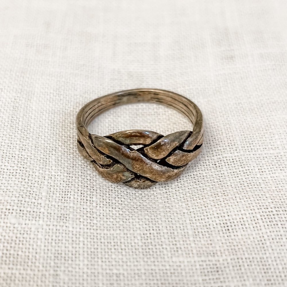 Vintage Irish Celtic Knot Ring Size 8